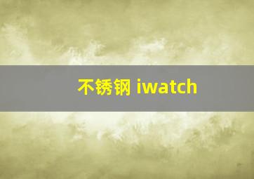 不锈钢 iwatch